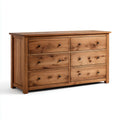 Chest of Drawers 120x45x75 cm - Brown - Rustic Design